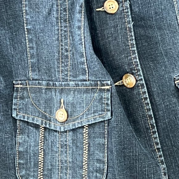 Reitmans Dark Denim Jacket, Size 14 - Picture 2 of 2